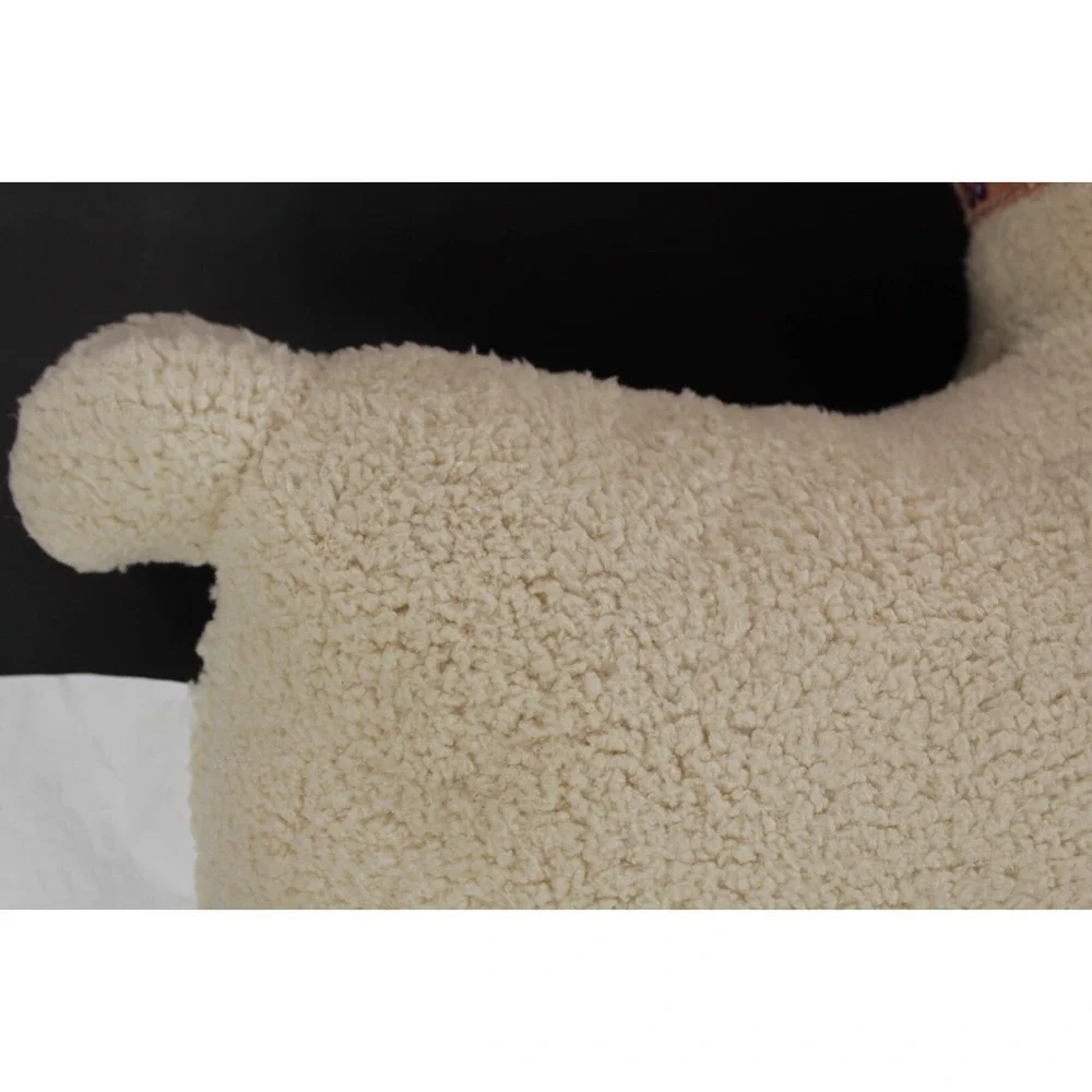 Alpaca Accent Throw Pillow 14 x 18 Décorative Fuzzy Soft Urban Outfitters